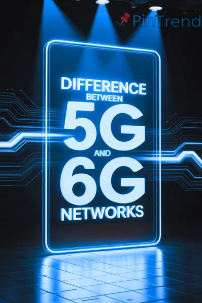 Difference Between 5G and 6G Networks